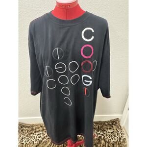 Vintage Y2K Coogi‎ Retro Tee Shirt Mens 2XL Big Colorful Logo